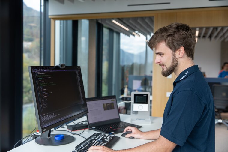 Dedicated onsite IT support engineer working from a customer office